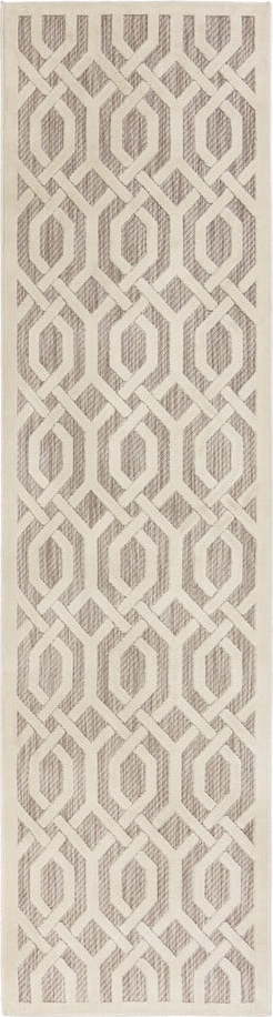 Béžový venkovní koberec běhoun 230x66 cm Mondo - Flair Rugs Flair Rugs