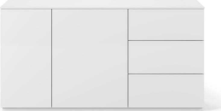 Bílá komoda s dvířky a šuplíky TemaHome Join