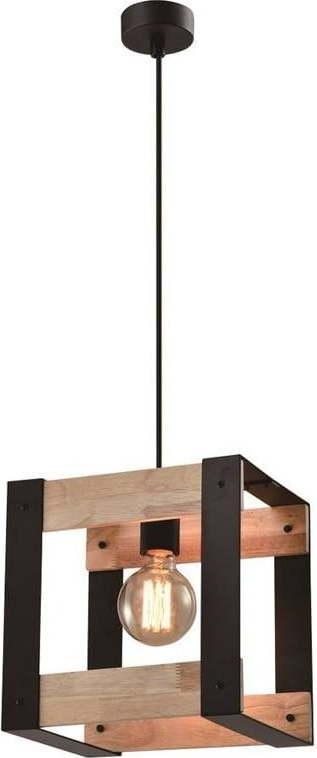 Černé závěsné svítidlo 20x25 cm Varna – Candellux Lighting Candellux Lighting