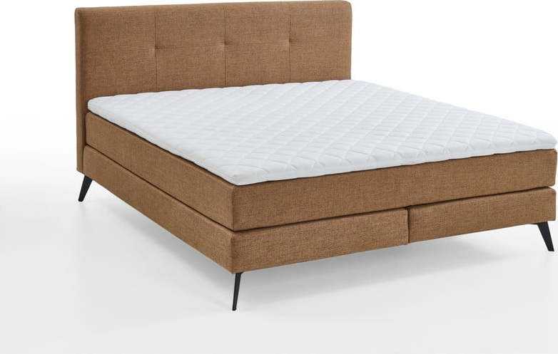 Hnědá boxspring postel 160x200 cm Jona - Meise Möbel Meise Möbel