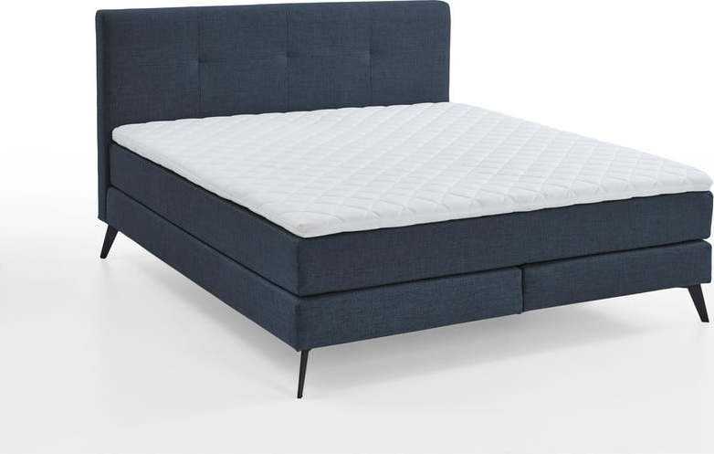 Modrá boxspring postel 160x200 cm Jona - Meise Möbel Meise Möbel