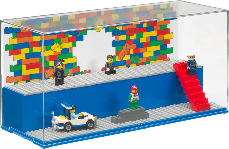 Modrá herní a sběratelská skříňka LEGO® LEGO