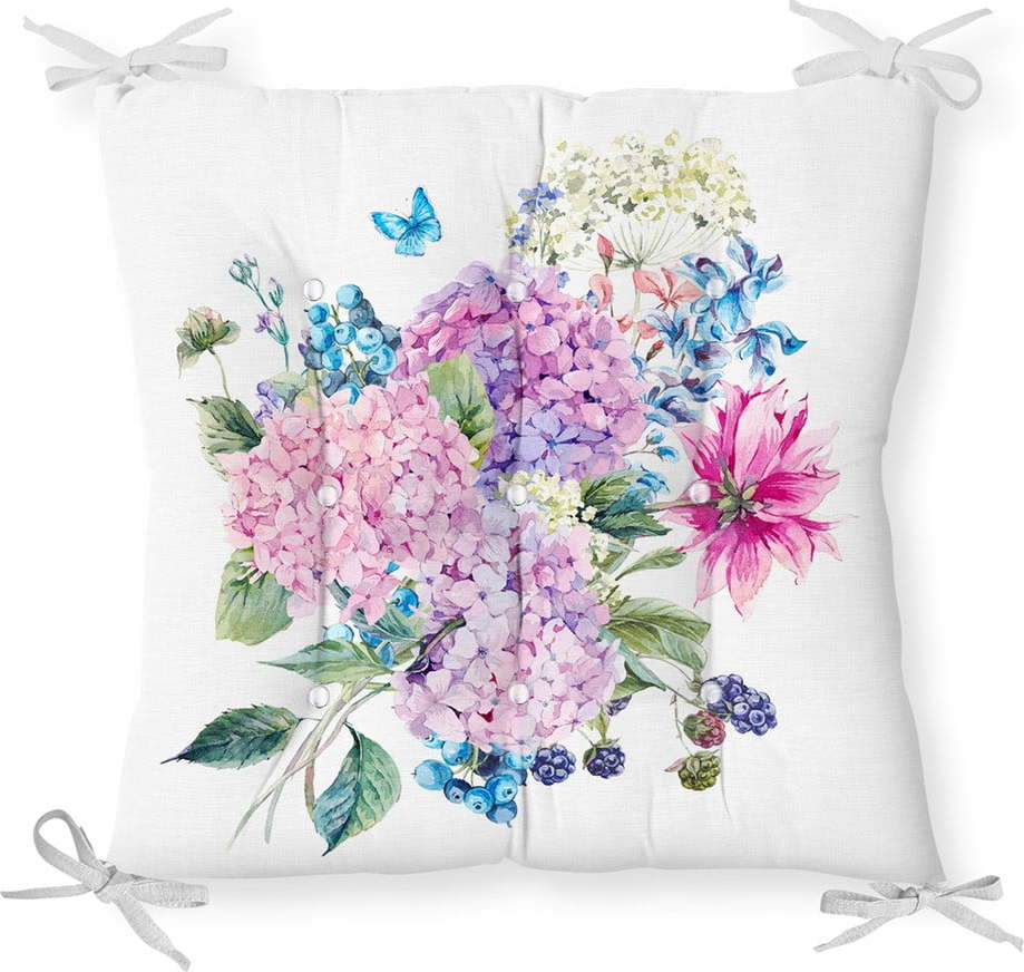 Podsedák s příměsí bavlny Minimalist Cushion Covers Bouquet