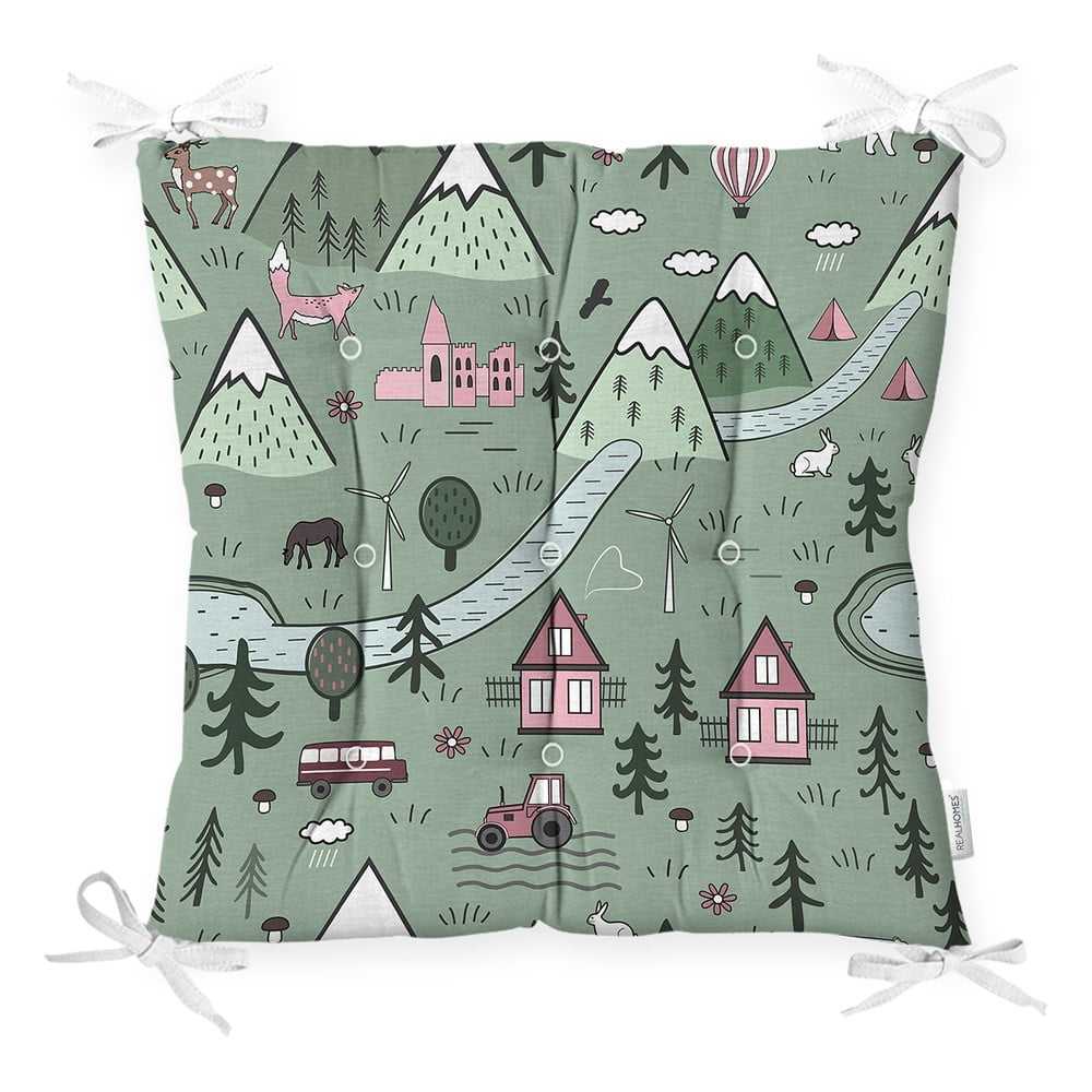 Podsedák s příměsí bavlny Minimalist Cushion Covers Village