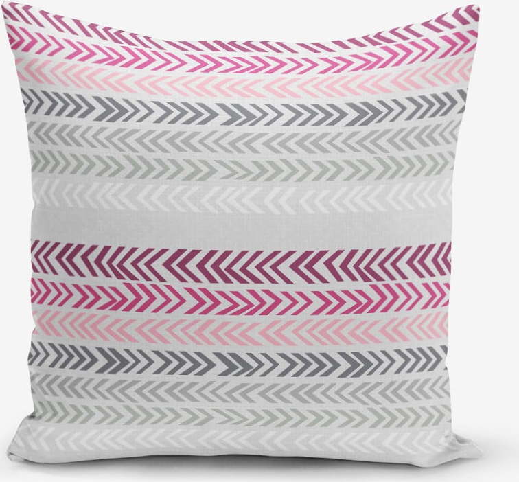 Povlak na polštář s příměsí bavlny Minimalist Cushion Covers Zig