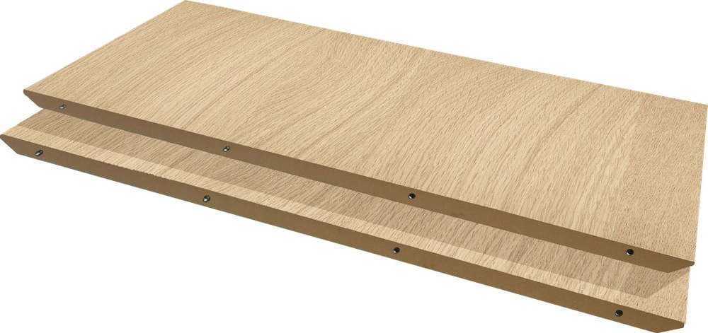 Přídavné desky k jídelnímu stolu 2 ks v dekoru dubu 49x130 cm Single - Hammel Furniture Hammel Furniture