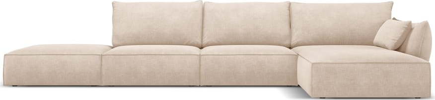 Béžová rohová pohovka (pravý roh) Vanda – Mazzini Sofas Mazzini Sofas