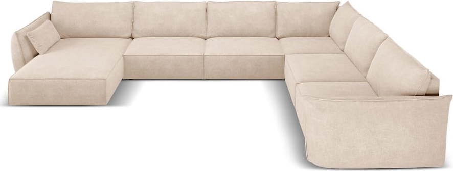 Béžová rohová pohovka (pravý roh) Vanda – Mazzini Sofas Mazzini Sofas