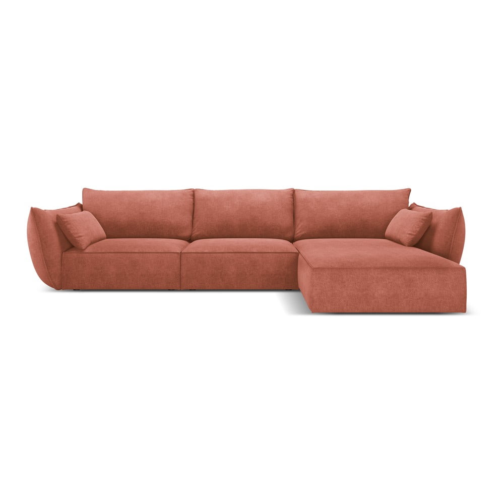 Červená rohová pohovka (pravý roh) Vanda – Mazzini Sofas Mazzini Sofas