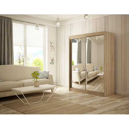 Kvalitní Šatní Skříň Homa 120 cm Dub Sonoma Furniture