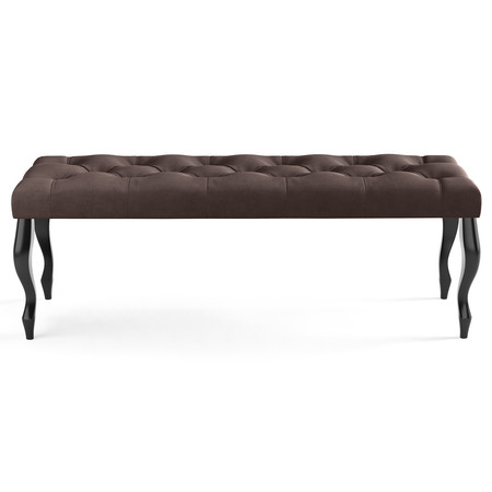 Lavice CHESTERFIELD 100x40 cm Hnědá SG-nábytek