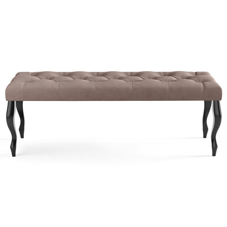 Lavice CHESTERFIELD 100x40 cm Světle hnědá SG-nábytek