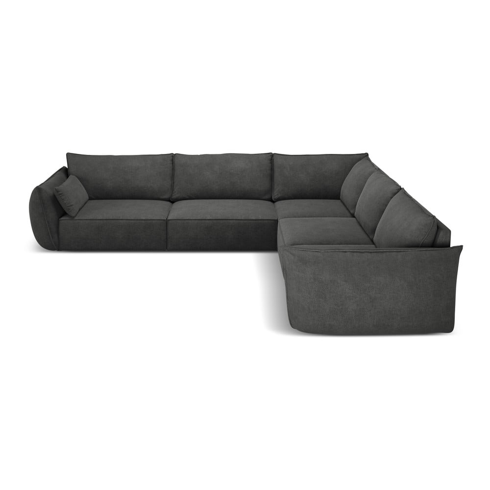 Šedá rohová pohovka (variabilní) Vanda – Mazzini Sofas Mazzini Sofas