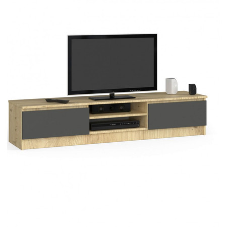 TV stolek RTV 160 artisan oak/šedý grafit Akord