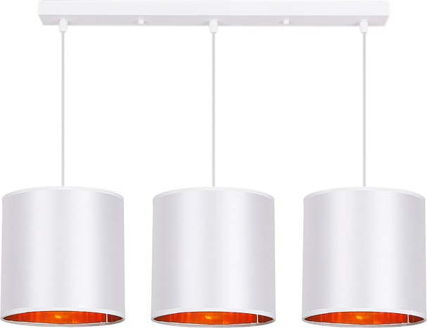 Bílé závěsné svítidlo 20x72 cm Atlanta – Candellux Lighting Candellux Lighting