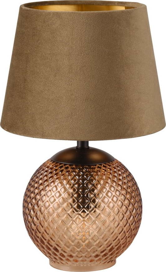 Stolní lampa v bronzové barvě (výška 29 cm) Jonna – Trio TRIO