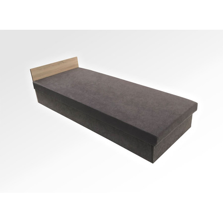 Válenda Chrisi B90 - 90x200 cm Červená Dub sonoma Graja