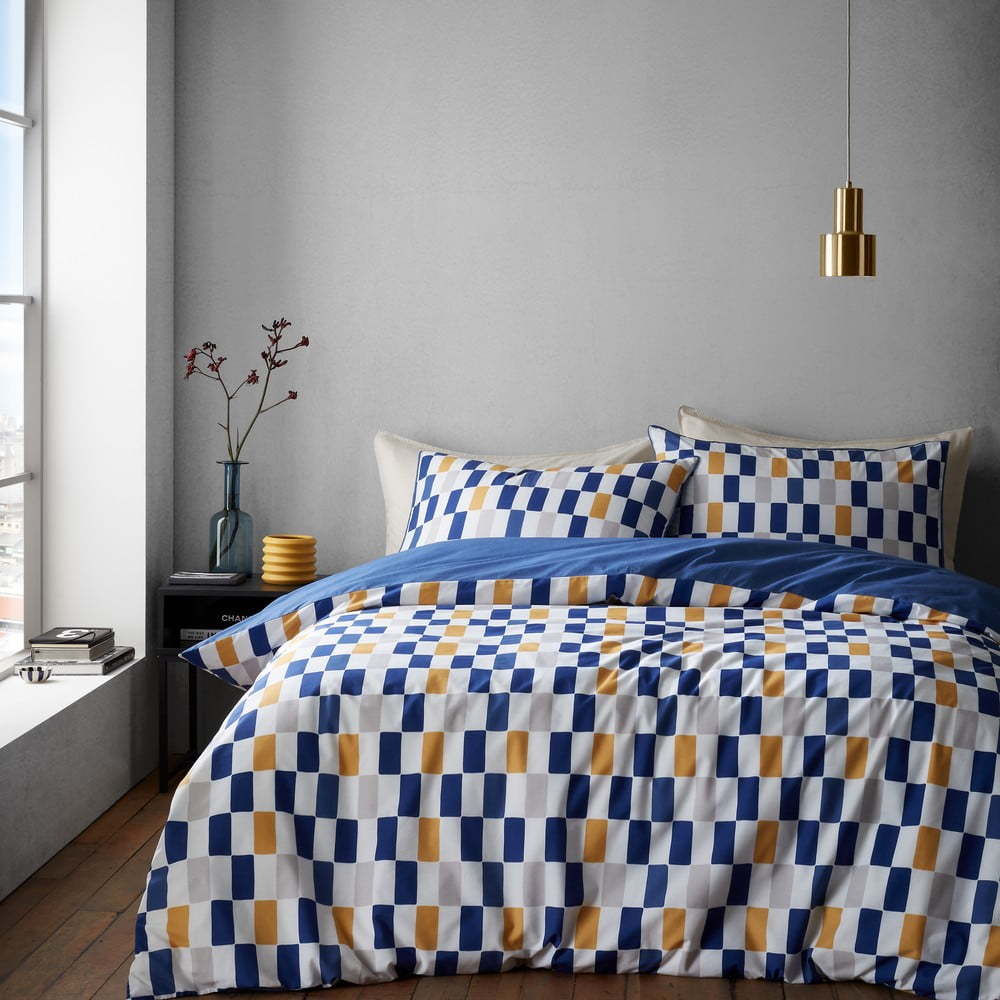 Bavlněné povlečení na jednolůžko 135x200 cm Oblong Checkerboard – Content by Terence Conran Content by Terence Conran