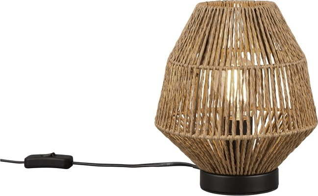 Hnědá stolní lampa (výška 20 cm) Miki – Trio TRIO