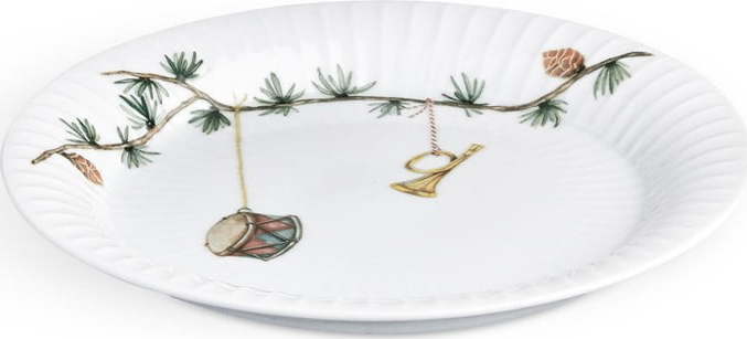 Porcelánový vánoční talíř Kähler Design Hammershoi Christmas Plate