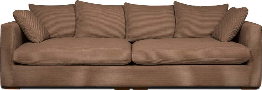 Světle hnědá manšestrová pohovka 266 cm Comfy – Scandic Scandic