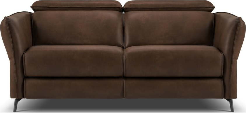 Tmavě hnědá kožená pohovka 103 cm Hubble – Windsor & Co Sofas Windsor & Co Sofas