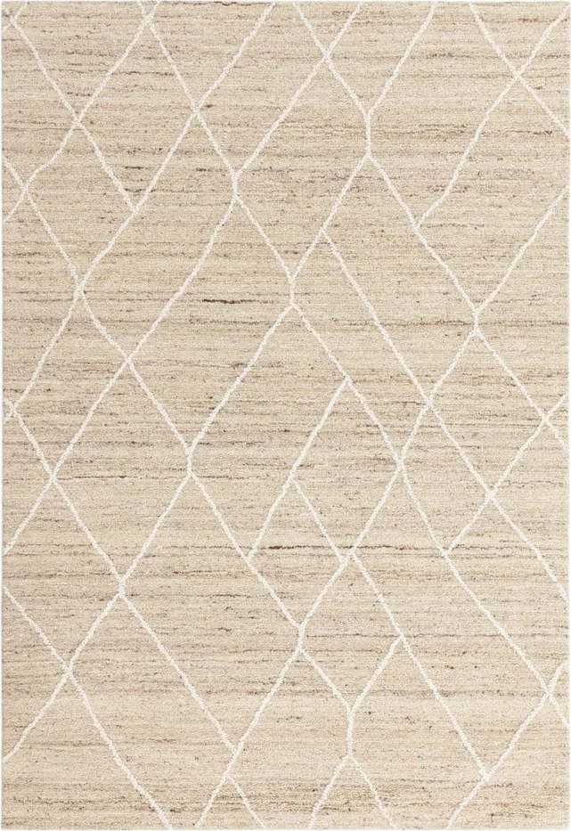 Vlněný koberec v přírodní barvě 200x290 cm Noah – Asiatic Carpets Asiatic Carpets