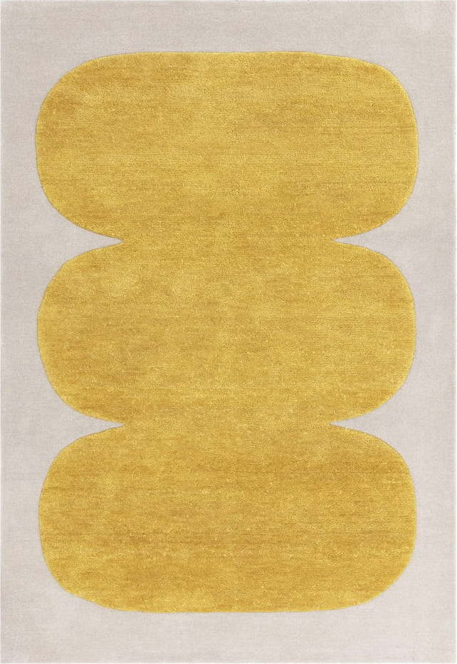 Okrově žlutý ručně tkaný vlněný koberec 200x290 cm Canvas – Asiatic Carpets Asiatic Carpets