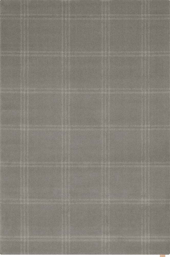 Světle šedý vlněný koberec 200x300 cm Calisia M Grid Prime – Agnella Agnella