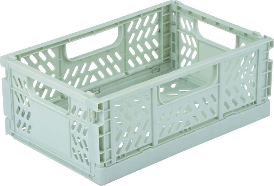 Plastový úložný box v mentolové barvě 21x14.5x8 cm – Homéa Homea