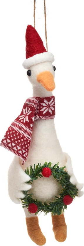 Textilní vánoční ozdoba Goose – Sass & Belle Sass & Belle