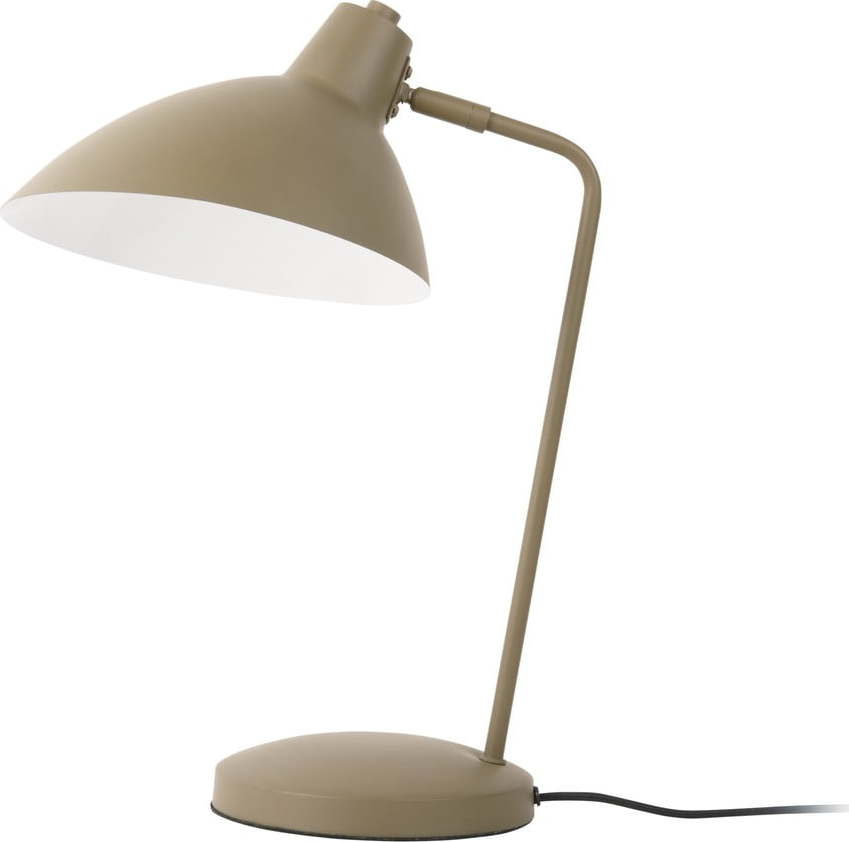 Zelená stolní lampa s kovovým stínidlem (výška 49 cm) Casque – Leitmotiv Leitmotiv