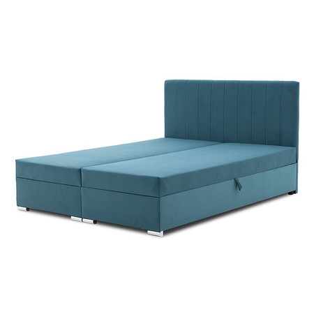 Čalouněná postel GRENLAND s pružinovou matrací 180x200 cm Tyrkysová SG nabytek