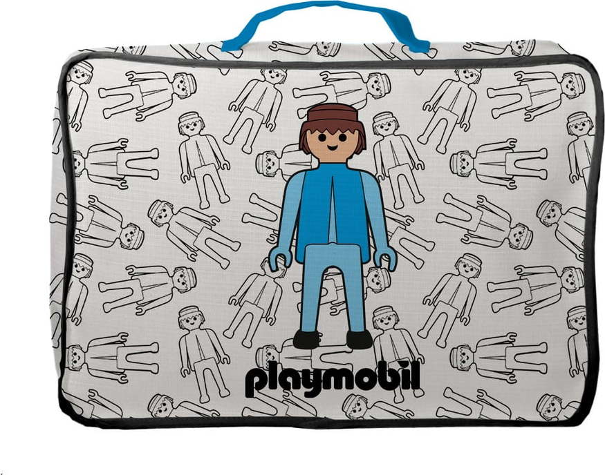 Bílý látkový dětský organizér na hračky 25x11x36 cm Everywhere – Playmobil PLAYMOBIL