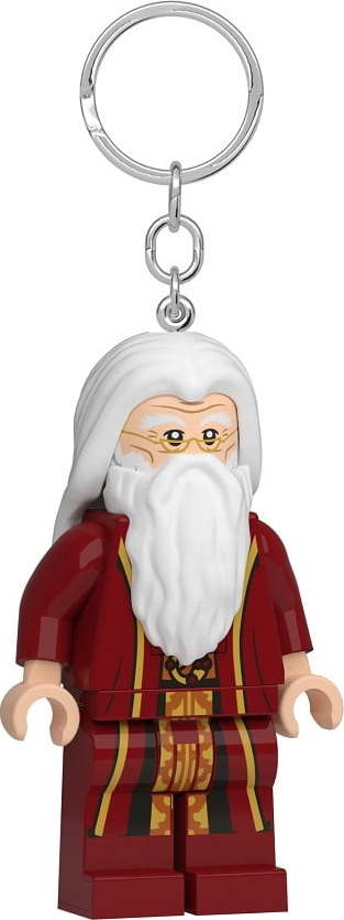 Červená klíčenka se svítilnou Harry Potter Professor Dumbledore – LEGO® LEGO