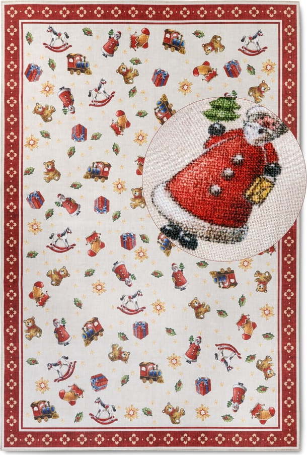 Červený koberec s vánočním motivem 160x230 cm Red Christmas – Villeroy&Boch Villeroy & boch