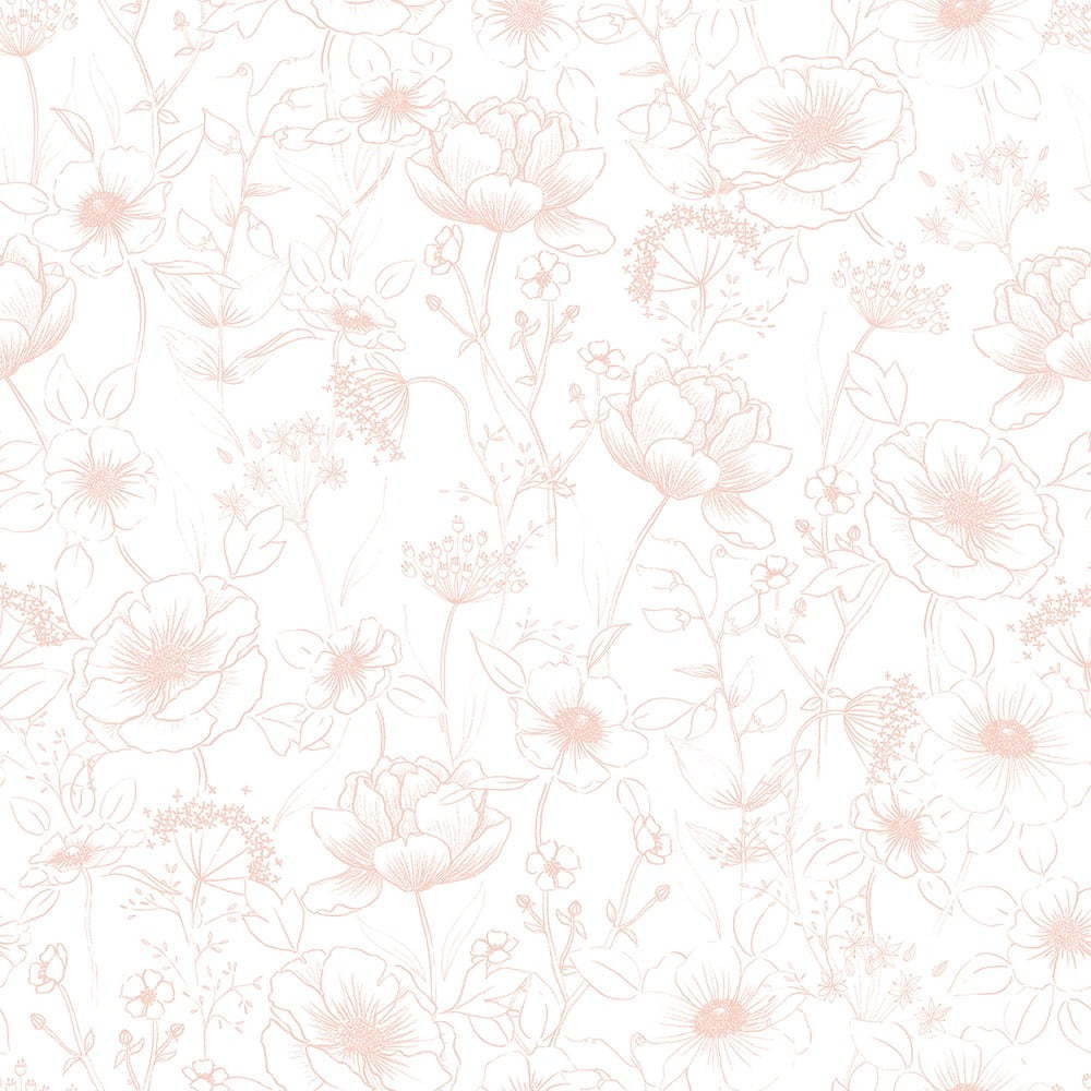 Dětská tapeta 10 m x 50 cm Flowers Botany – Lilipinso Lilipinso