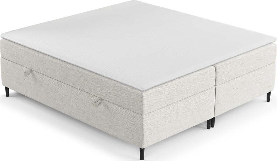 Krémová boxspring postel s úložným prostorem 180x200 cm Araya – Maison de Rêve Maison de Reve