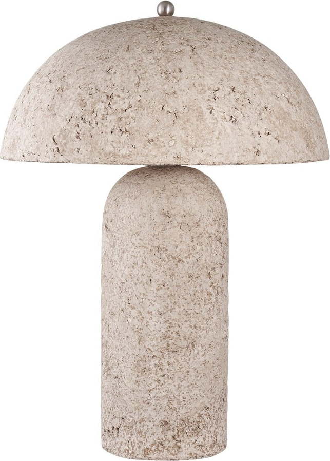 Krémová stolní lampa (výška 49