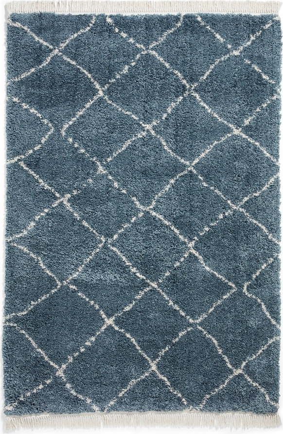 Modrý koberec 80x150 cm Boho – Think Rugs Think Rugs