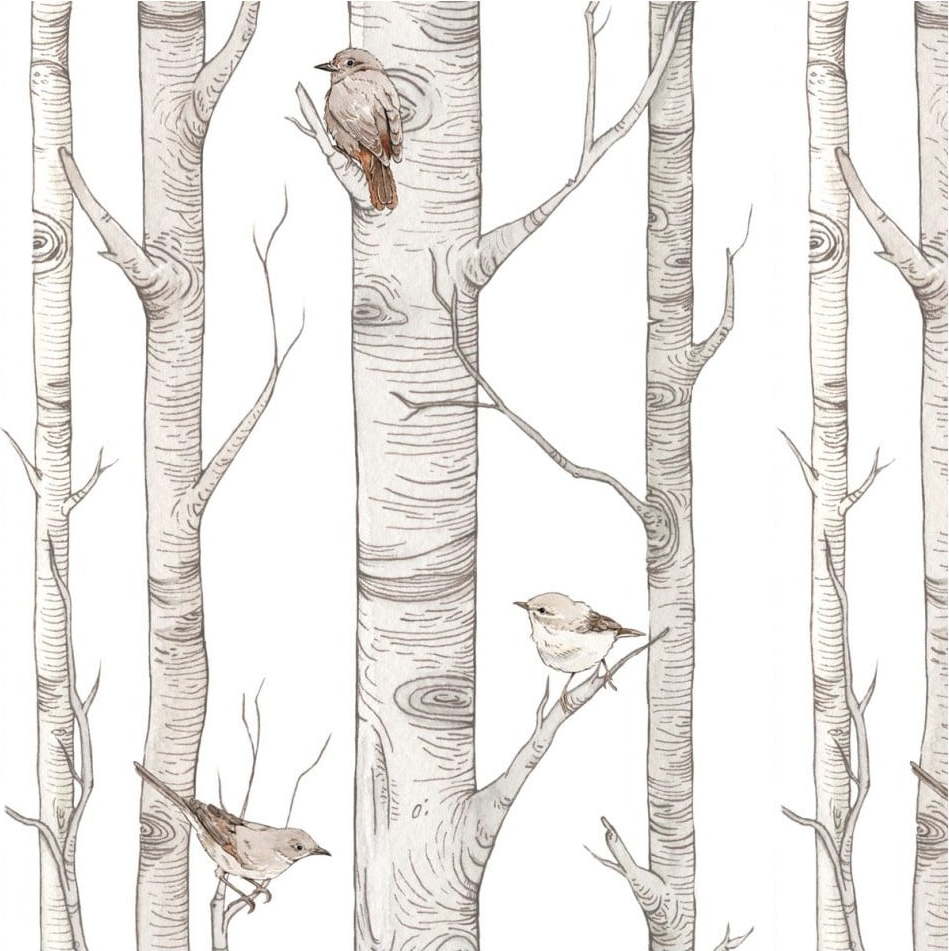 Papírová dětská tapeta 50 cm x 280 cm Scandinavian Forest – Dekornik Dekornik