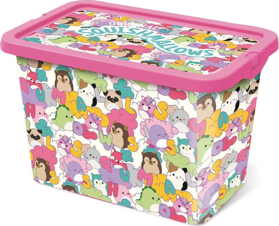 Plastový dětský úložný box 29x19x18 cm Stor – SQUISHMALLOWS SQUISHMALLOWS