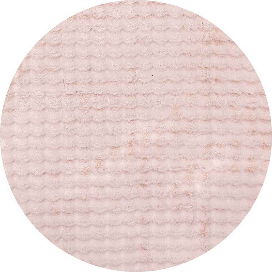 Růžový pratelný kulatý koberec ø 100 cm Bubble Pink – Mila Home Mila Home