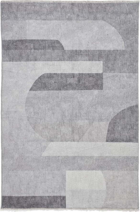 Šedý pratelný koberec s příměsí bavlny 152x230 cm Whisper – Think Rugs Think Rugs