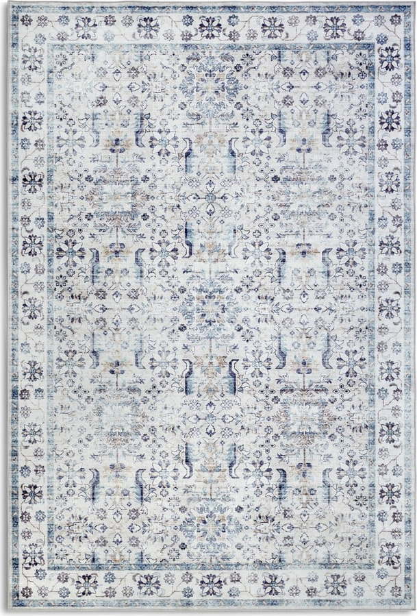 Světle modrý koberec 120x160 cm Saveh Cream Blue – Elle Decoration Elle Decoration