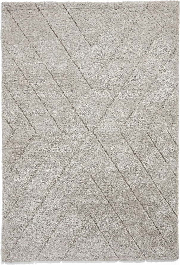 Světle šedý koberec 200x290 cm Ideal Shaggy – Think Rugs Think Rugs