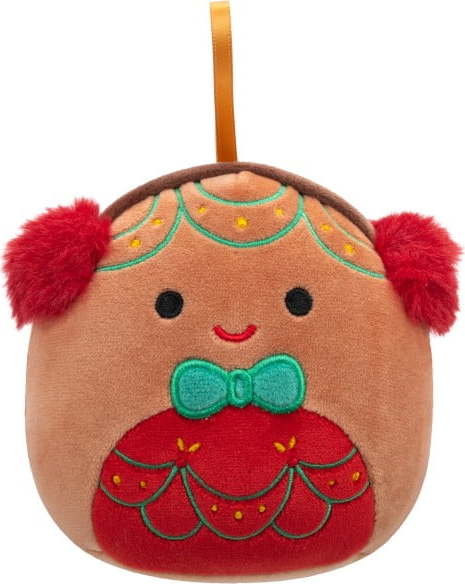 Textilní vánoční ozdoba ø 10 cm Gingerbread Nick – SQUISHMALLOWS SQUISHMALLOWS