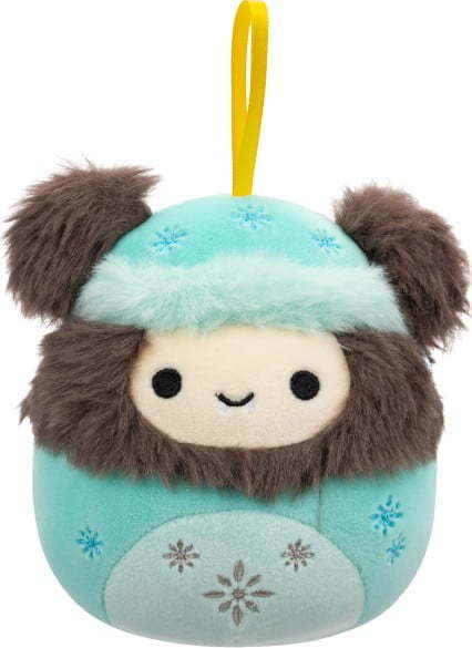 Textilní vánoční ozdoba ø 10 cm Yeti Rilo – SQUISHMALLOWS SQUISHMALLOWS