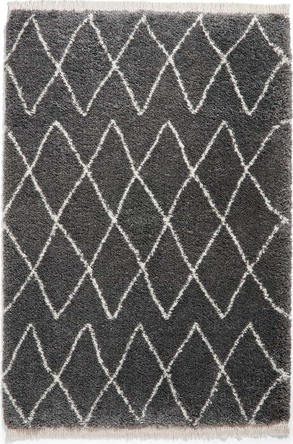 Tmavě šedý koberec 120x170 cm Boho – Think Rugs Think Rugs