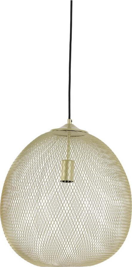 Závěsné svítidlo ve zlaté barvě s kovovým stínidlem ø 40 cm Moroc – Light & Living Light & Living